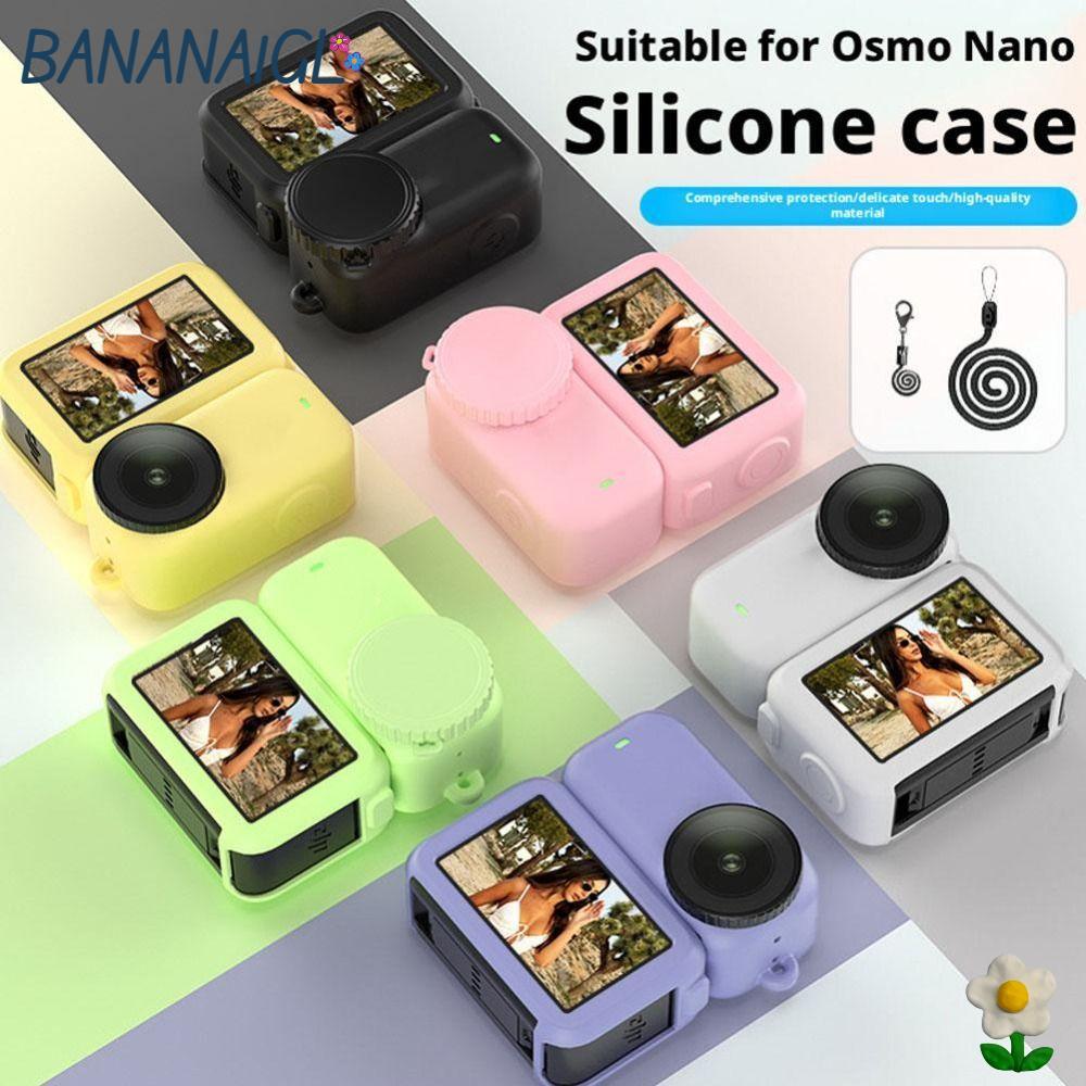 BANANA1GL 3 Cái / bộ Bảo Vệ, Nắp Mềm Nắp Ống Kính Silicon, Bảo Vệ Toàn Diện Chống Trầy Xước Chất Lượ