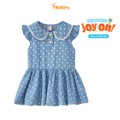  Đầm ngắn tay cổ sen bé gái Rabity 950.117