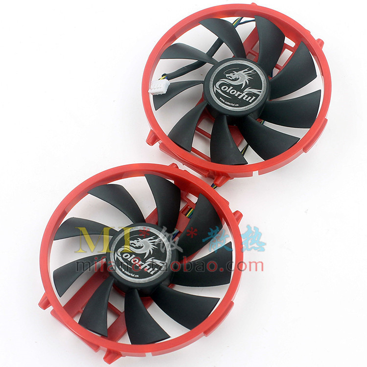 Radium Wind R7-250 / 260X / 360 HD7750 / 7770 / 7850 Card Đồ Họa Làm Mát Quạt Kép