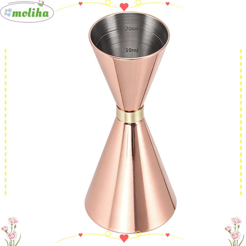 MOLIHA Đo Jigger, Đo lường bên trong Jigger Cocktail đôi bằng thép không gỉ, Pha chế cocktail Jigger