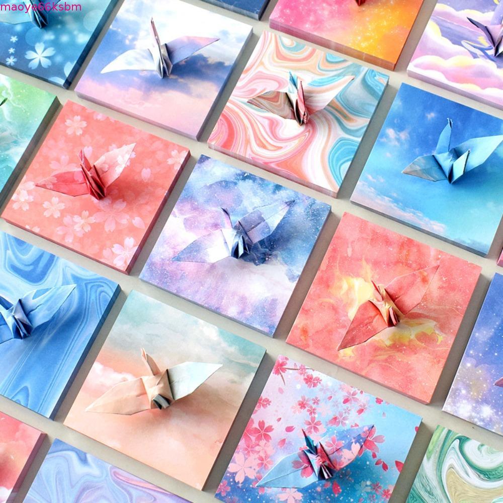 ZORVEX 400 Chiếc Giấy Origami Bầu Trời Đầy Sao, Chất Liệu Nghệ Thuật Gấp Giấy Gấp Nhiều Màu Sắc, Giấ