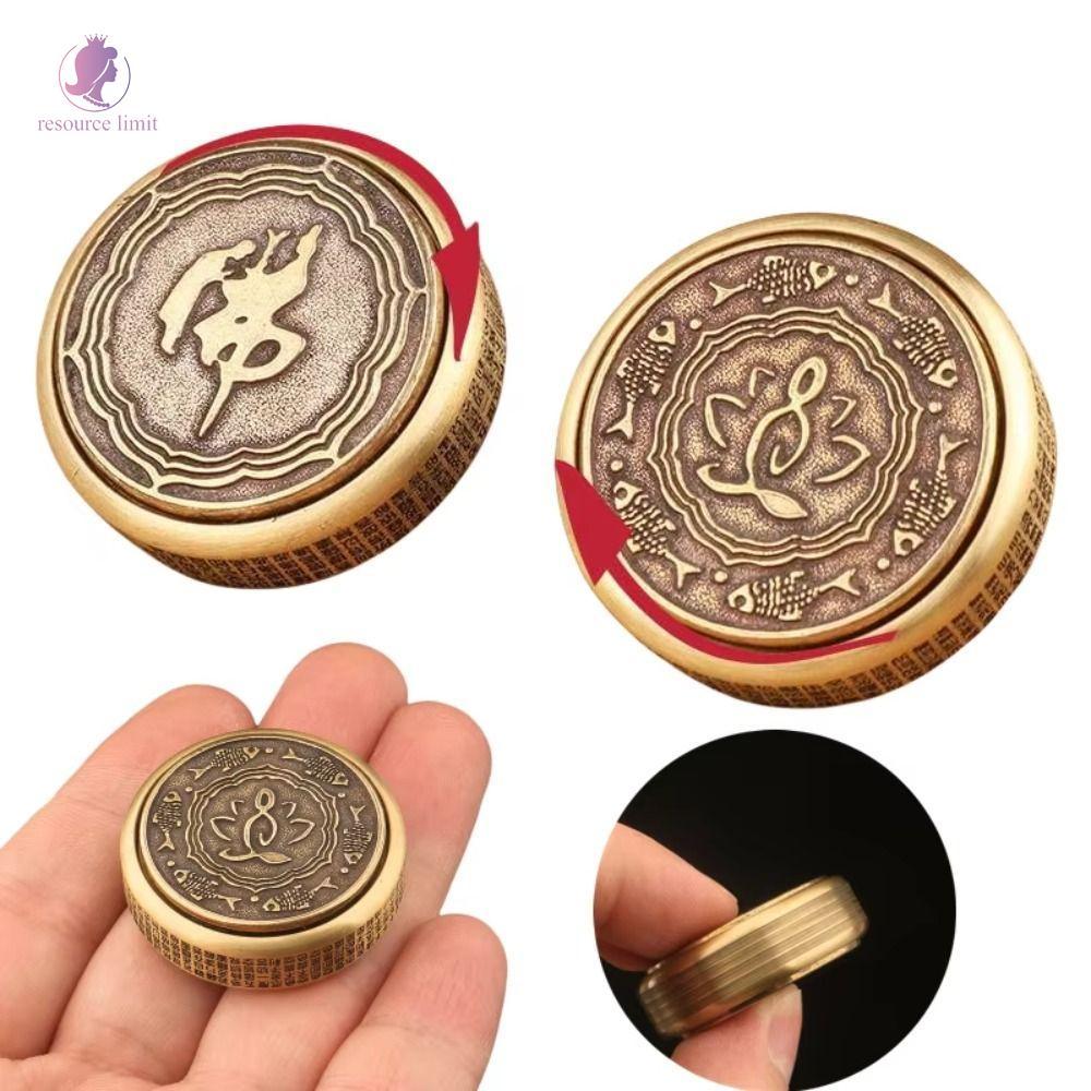 RESOURCE LIMIT Fidget Spinner, Hand Spinner Zen Buddha Fingertip Spinner, Fingertip Gyro Bàn Đồ chơi