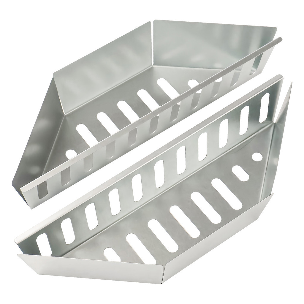 Giỏ Than Cho Weber 22 "Than Nướng Phụ Kiện, 2 Giỏ Đựng Than Cho Weber Nướng Phụ Kiện Khay Chịu Nhiệt