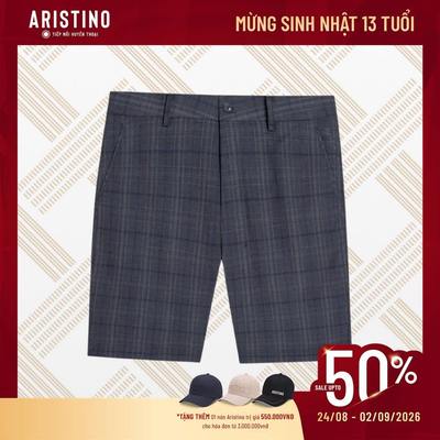 Quần Short âu Nam Aristino Regular Fit Co Giãn ASO070AZ