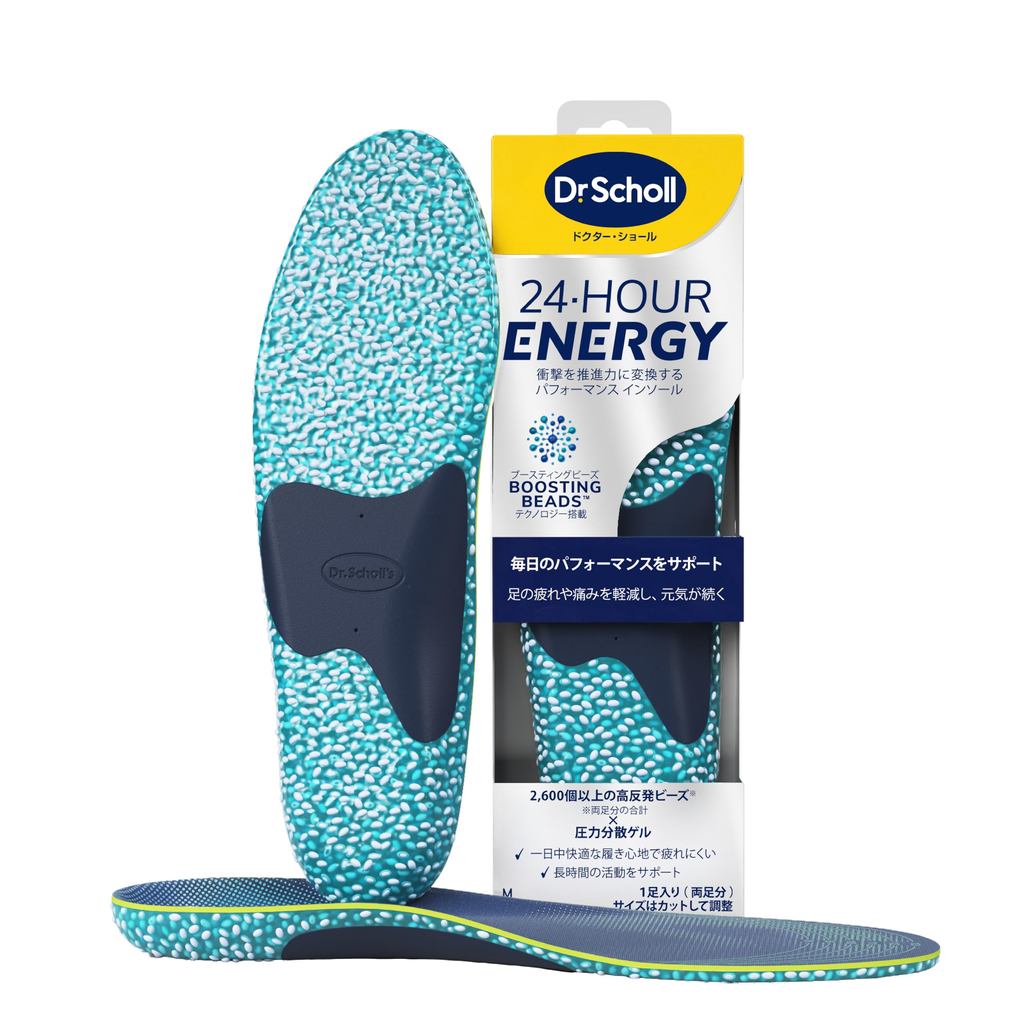 Dr. Scholl 24H Energy Insole, Size M/ Direct from JAPAN
