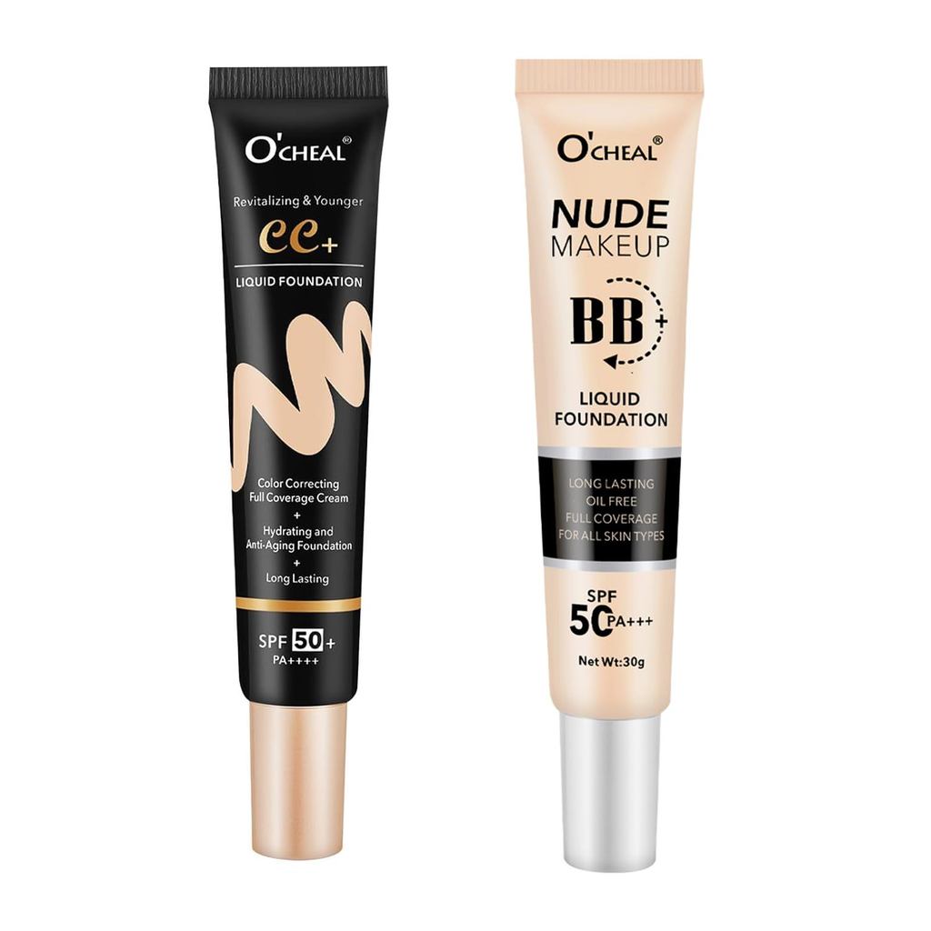 O 'CHEAL Ivory BB Cream SPF 50 + và Ivory CC Cream SPF 50 +