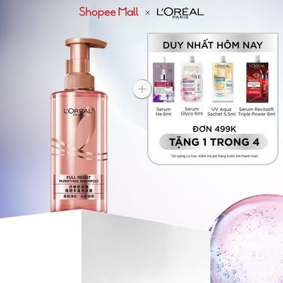Dầu Gội Ngăn Ngừa, Giảm gãy Rụng Tóc Giúp Tóc Chắc Khỏe  L’Oreal Paris Elseve Full Resist Anti Hair Fall Shampoo 440Ml