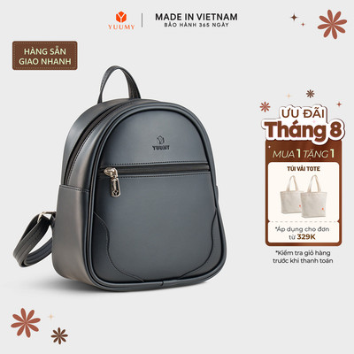 Balo Yuumy (Thời trang nữ mini dáng tròn - Balo da Liberal YBA115)