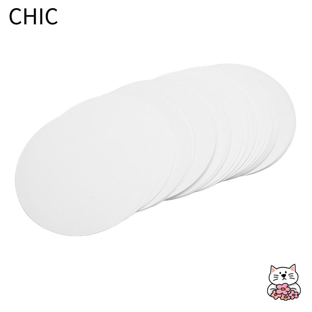 CHIC 100 Chiếc Nút Huy Hiệu Giấy Trống, Nút Huy Hiệu Giấy Trống DIY Huy Hiệu Làm Giấy DIY Giấy Làm H
