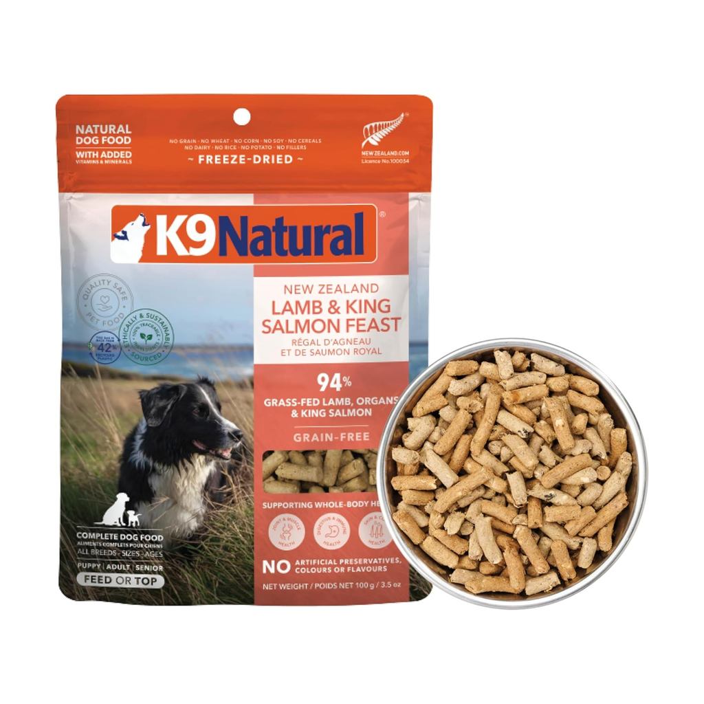 K9 Natural Thức ăn dinh dưỡng tổng hợp cho chó từ thịt cừu và cá hồi 【Direct from Japan】