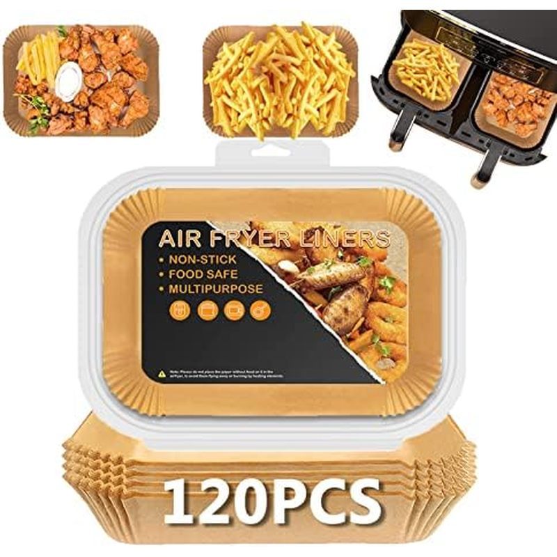 Air Fryer Liners cho Paris Hilton 6-Quart Air Fryer, 9 Inch Square Airfryer Liners Dùng một lần cho 
