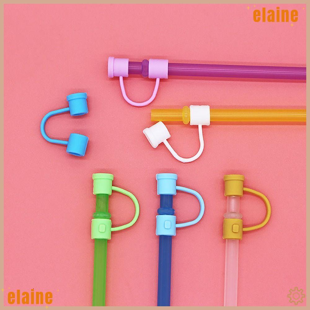 ELAINE Ống Hút Topper, Nắp Bảo Vệ Đầu Ống Hút Bao Da, Di Động Tốt Niêm Phong Ống Hút Chống Bụi Đầu N