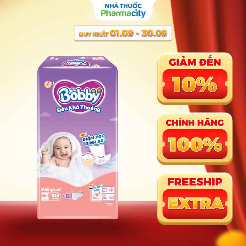 Bobby Fresh Tã Giấy Newborn 1