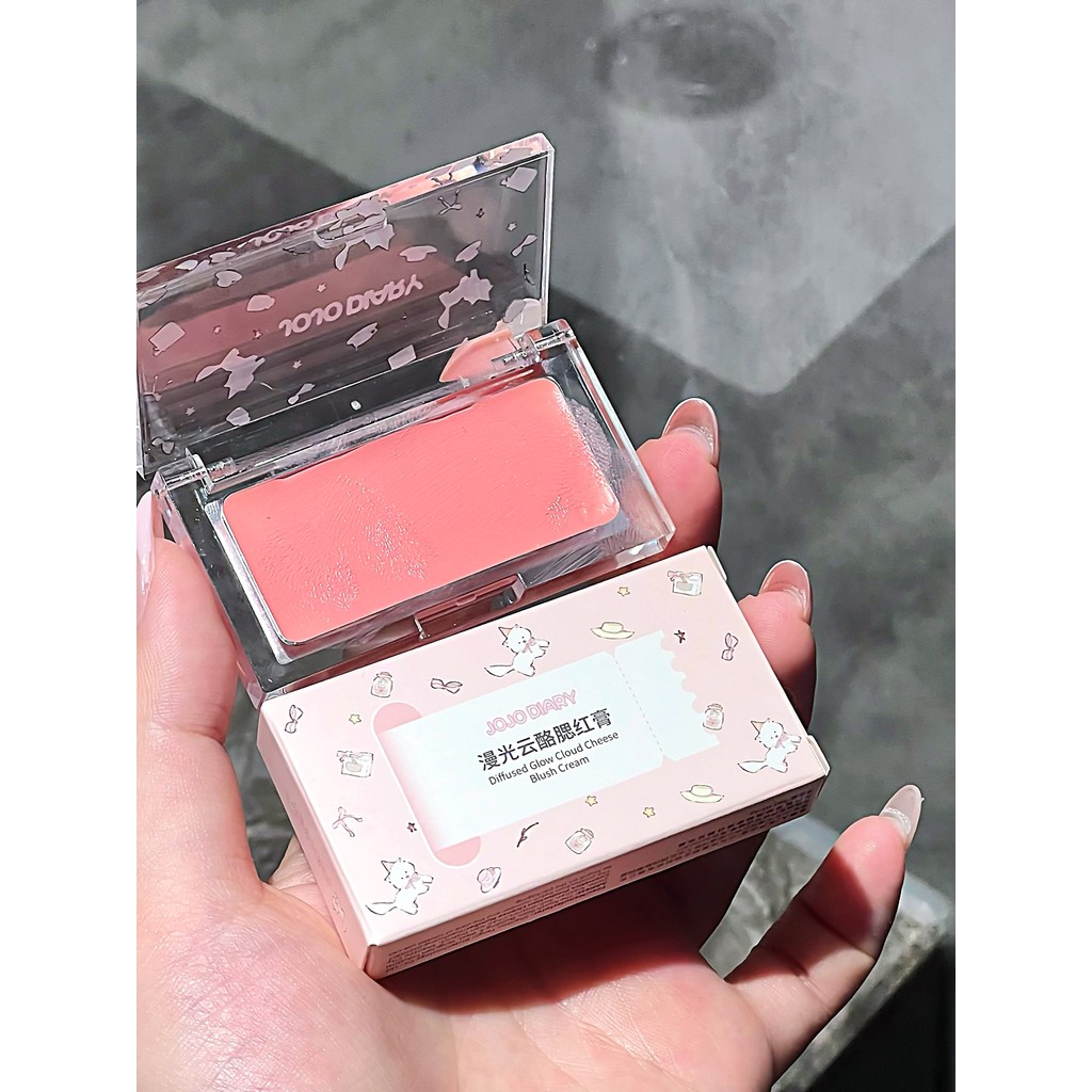 JOJO DIARY / Jiujiu DIARY Sweet Girl Diffuse Light Cloud Cheese Blush Expansion Shrink Brighten Skin