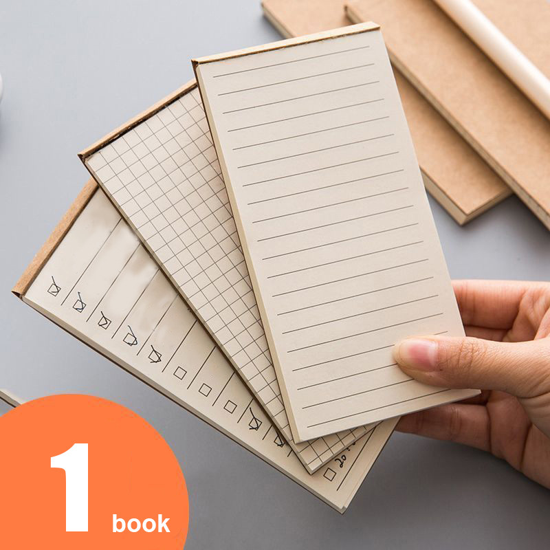 Raspberry Di Động Checkered Trống Notebook Da Bò Notebook Retro Đơn Giản Kế Hoạch Ghi Nhớ Sách