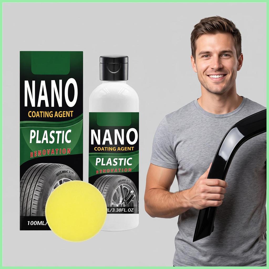 Lớp phủ ô tô 100ml Phục hồi xe ô tô Lớp phủ gốm Nano tự động cho xe ô tô Rv Garage Home lamint2vn