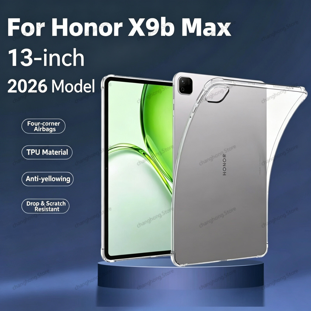 Ốp điện thoại TPU mềm dành cho Honor Pad X9b Max / X9 Max (13 inch) YAG-W09 X8b X8a X9a X9 V9 11.5 P