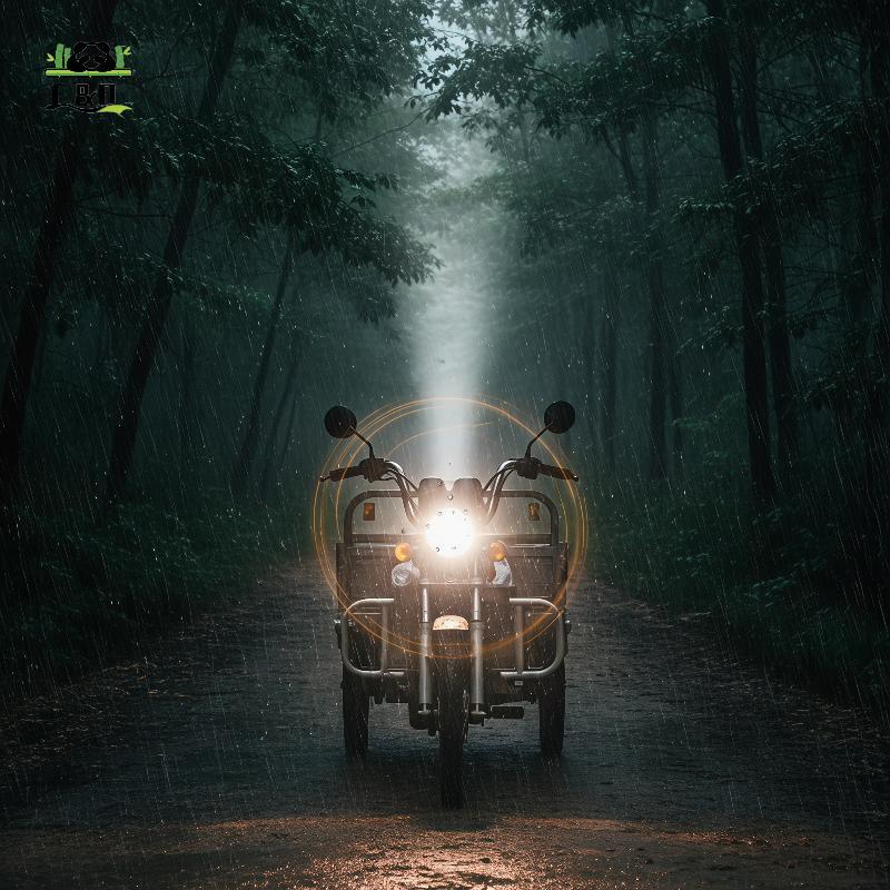 [F & O] Đèn LED tròn có độ sáng cao Hạt 12V-24V Đèn phụ trợ đa năng chống nước cho ATV UTV Off Road EMKK