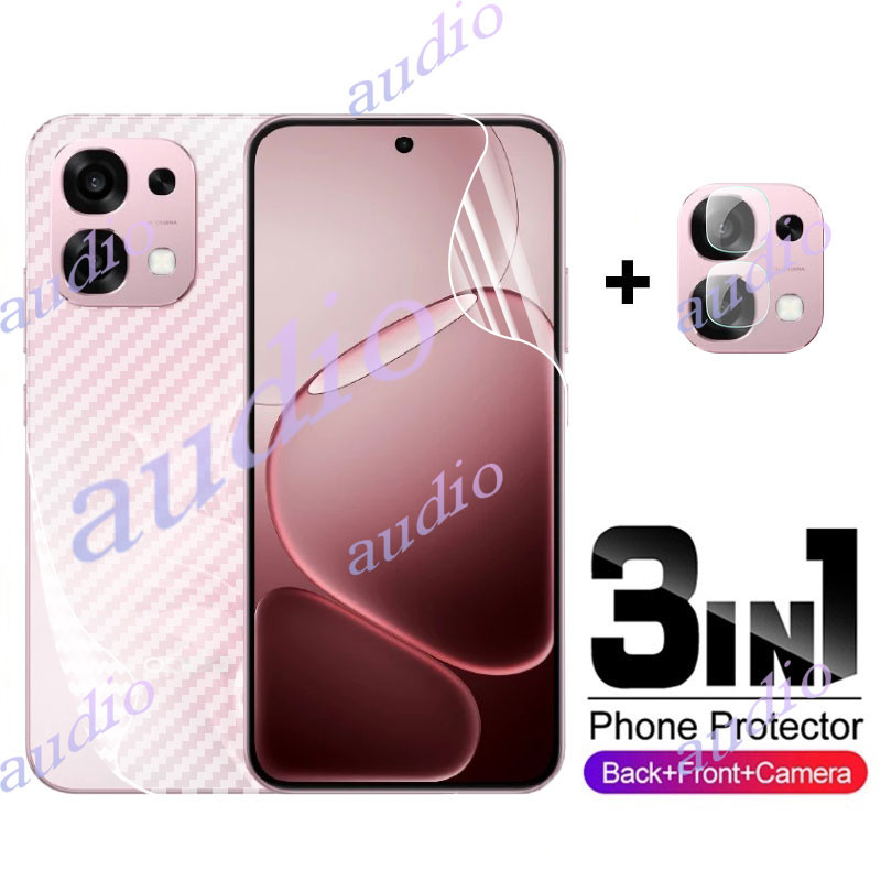 OPPO A6 Pro 5G 3in1 Mặt Sau Ống Kính Hydrogel Phim Cho Oppo A6 Pro A6Pro A6x 4G 5G 2025 Bảo Vệ Màn H
