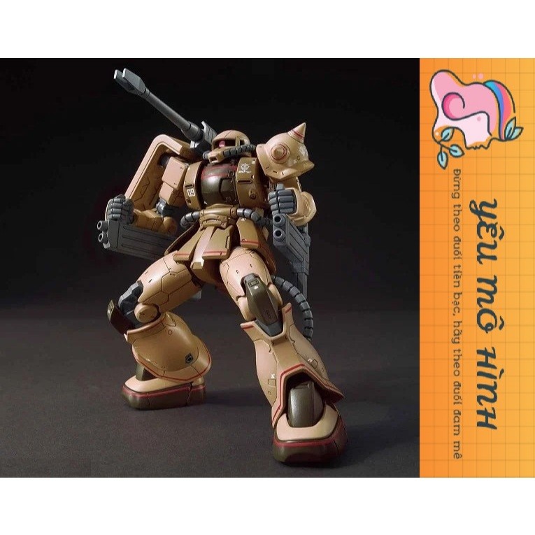 Gundam HG MS-06 CK Zaku Half Cannon Tặng kèm Base trưng bày