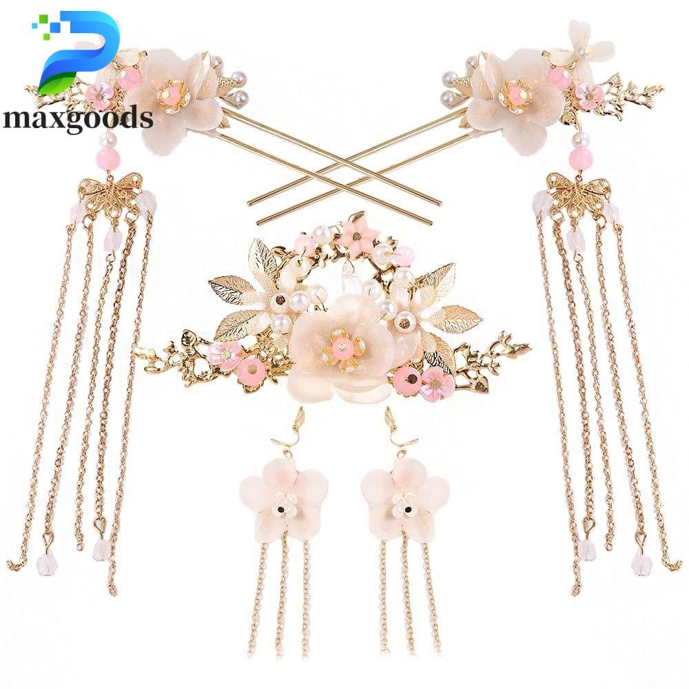 maxgoods cài tóc phong cách Trung Hoa dành cho nữ