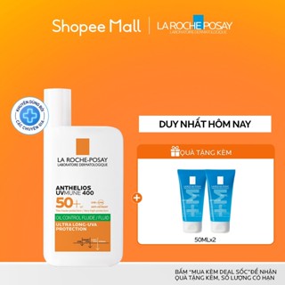 Sữa chống nắng dành cho da dầu mụn La Roche-Posay Anthelios UVMUNE400 Oil Control Fluid 50ml