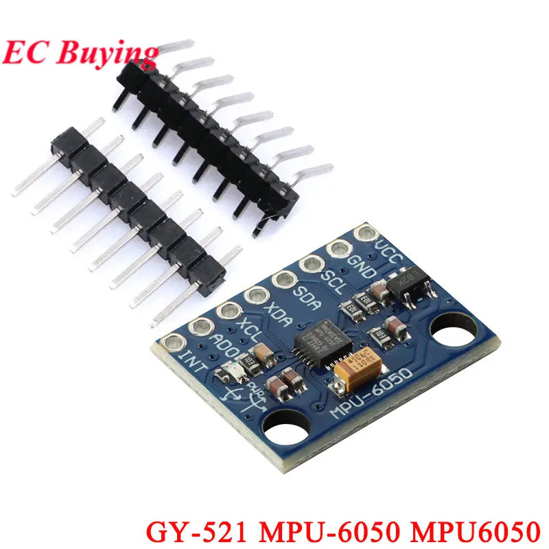 5 cái / 1 cái GY-521 MPU-6050 MPU6050 Mô-đun Cảm biến con quay hồi chuyển tương tự 3 trục + 3 ba mô-