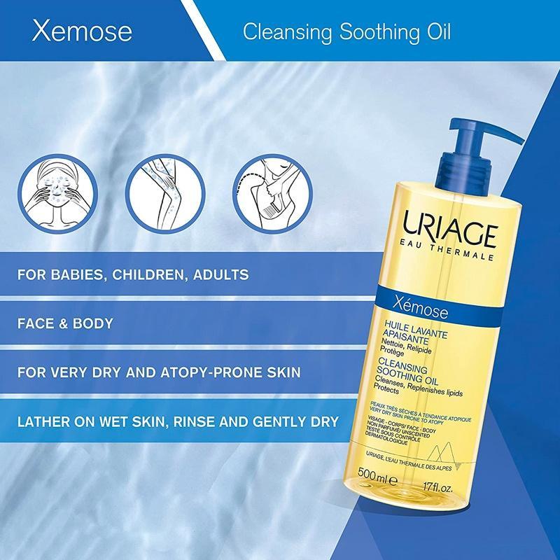 Ảnh 2 của Sữa tắm URIAGE XÉMOSE cho mặt và body, viêm da cơ địa, chàm dùng được cho cả tre sơ sinh