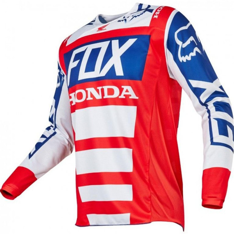 Xuống dốc Jersey FOX MTB Jersey Motocross MTB Áo Sơ Mi Xe Đạp Jersey Nam / Nữ Dài Tay Đi Xe Đạp Áo n