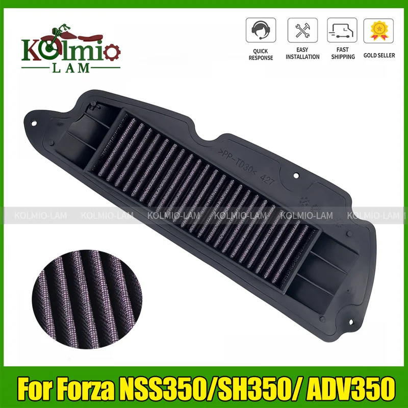 Phù Hợp Cho 2021 - 2025 Honda Forza 350 NSS350 ADV350 SH350 Bộ Lọc Không Khí Hút Forza350 ADV SH 350