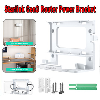 HdoorLink 2in1 Starlink Gen3 Router Nguồn Điện Chân Đế Starlink V3 Giá Treo Trong Nhà Giá Đỡ