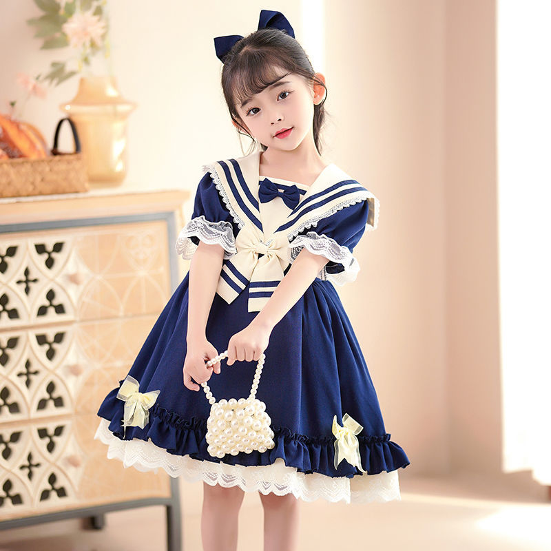 Bé Gái lolita Đầm Công Chúa Trẻ Em Váy Nữ Mùa Hè Phong Cách Mới lolita lolita Váy Sinh Nhật20251023