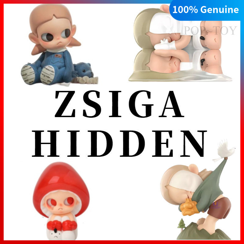 [Genuine]POPMART ZSIGA Hidden secret Figures pop mart zsiga collectible figurine decorative gift toy
