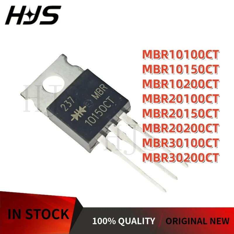 5 Chiếc MBR10100CT MBR10150CT MBR10200CT MBR20100CT MBR20150CT MBR20200CT MBR30100CT MBR30100CT MBR3