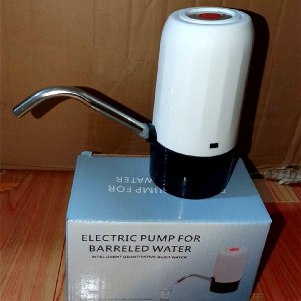 Vòi Bơm Hút Nước Điện Tự Động - Inox, Sạc USB, Dùng Cho Bình Nước và Bình Rượu