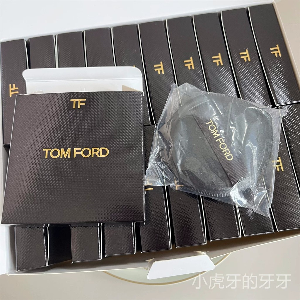Tom Ford / Tom Ford Marshmallow Leather Puff Counter Original Black Cushion Puff Dịch vụ tinh tế