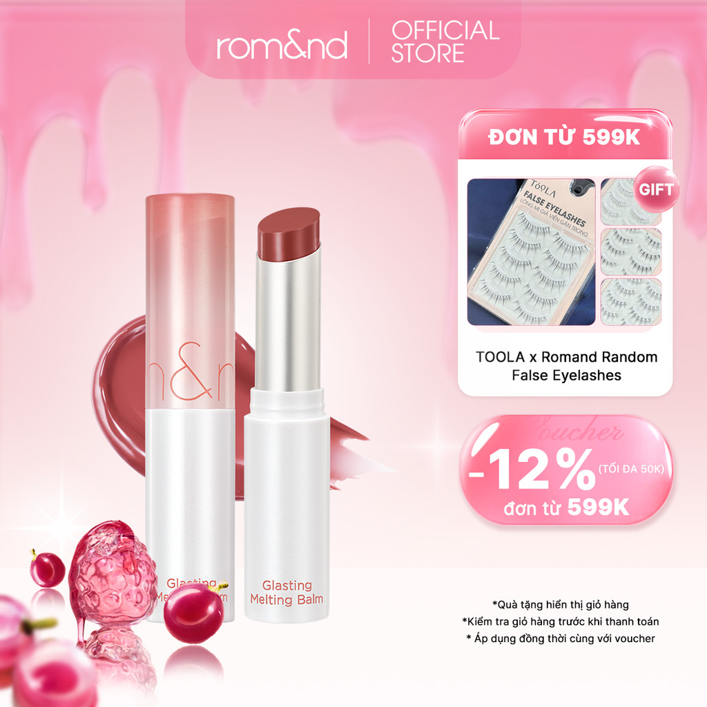[Rom&nd] [Ve-easy] Son dưỡng màu tint Romand Glasting Melting Balm 3.5g | BigBuy360 - bigbuy360.vn