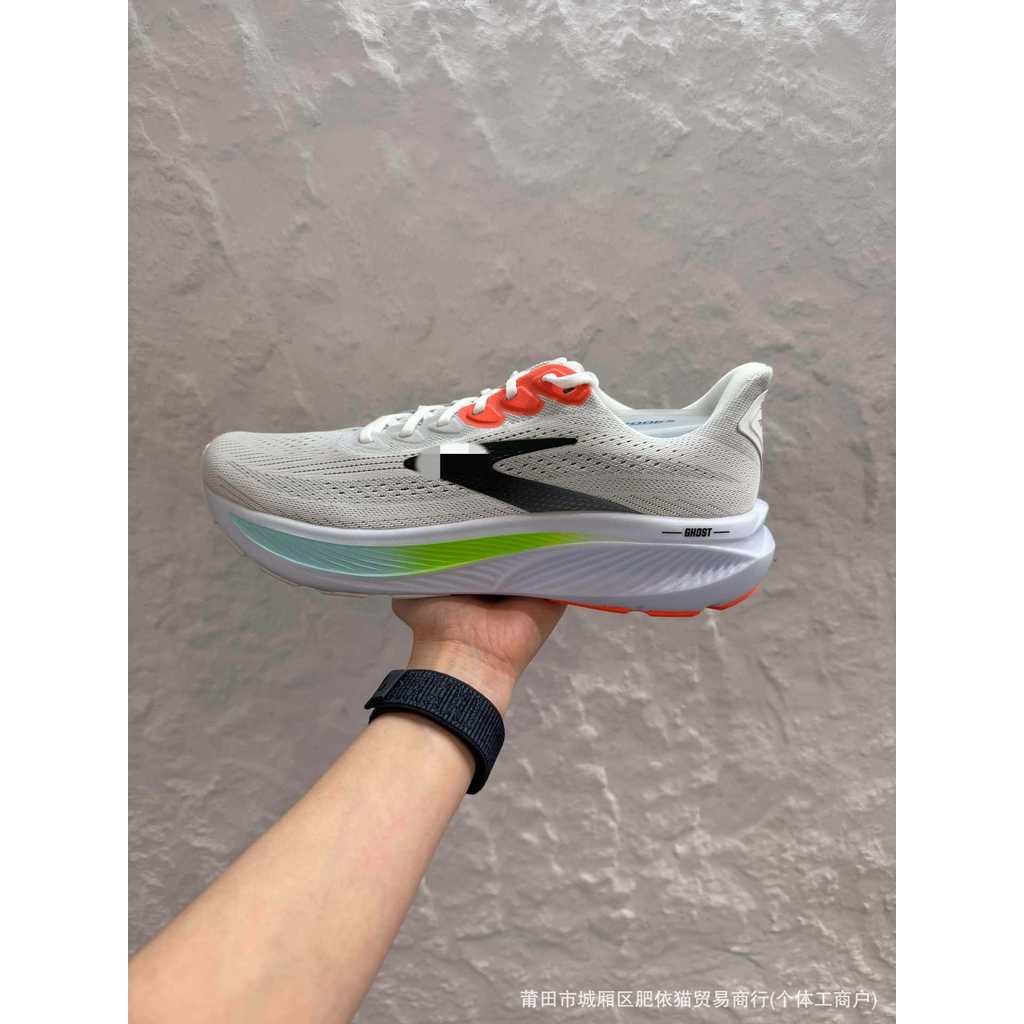 Pure Original Brooks Ghost 17 Giày Chạy Bộ Ghost 17 Nam Nữ Thoáng Khí Thoải Mái Chống Trơn Trượt Chố