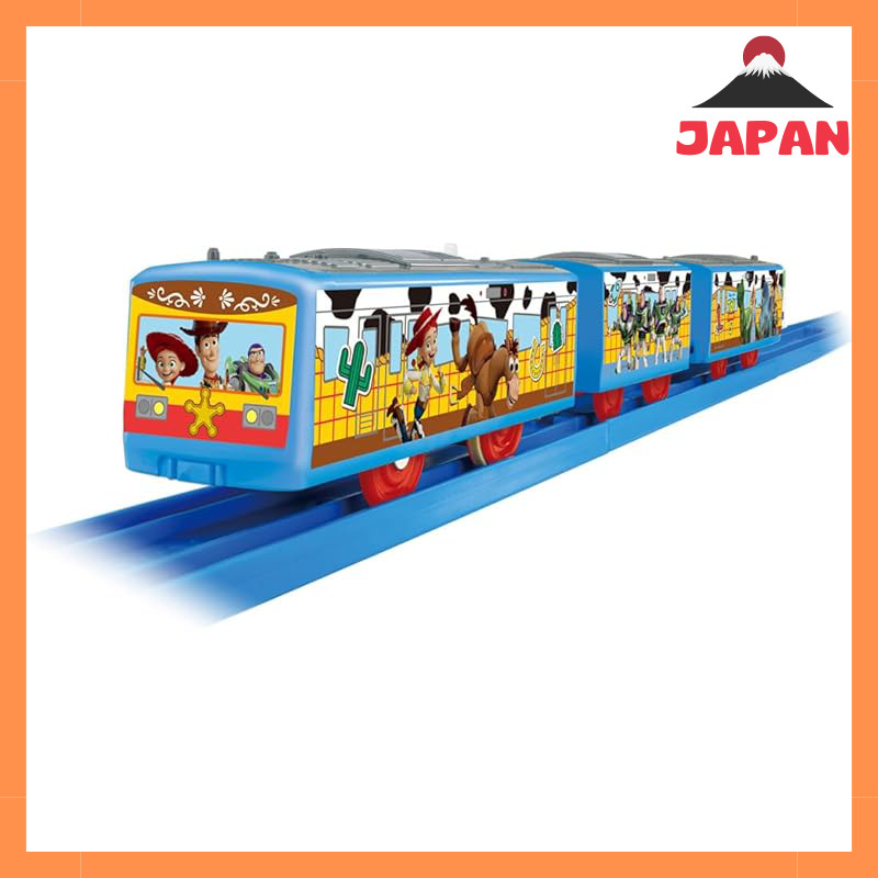 TAKARA TOMY Toy Story 5 Wrapping Train Woody Toy for Ages 3 and Up