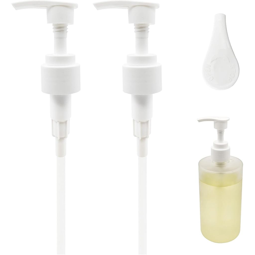 Đầu bơm 2 gói được thiết kế cho chai OUAI 10 FL OZ | Tương thích với Bộ Chai Dầu Gội & Dầu Xả OUAI |