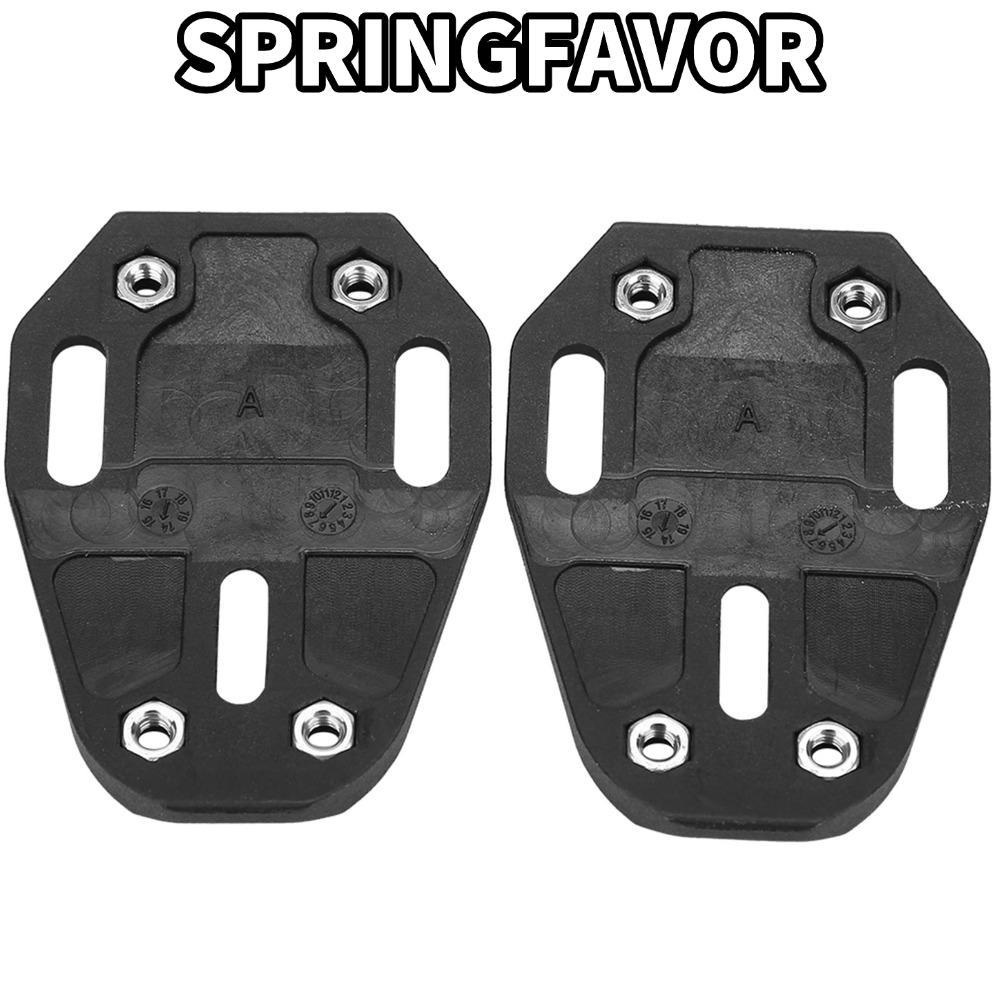 SPRINGFAVOR 1 Cặp Giày Xe Đạp Cleat Cover, Phát Hành Nhanh Nhẹ Giày Đi Xe Đạp Cleat Cover Adapter, N