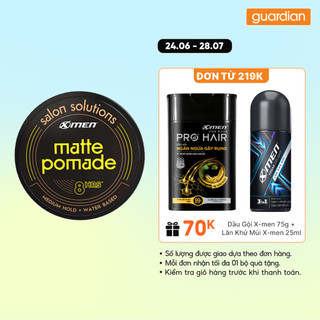 Sáp Vuốt Tóc Giữ Nếp Và Ít Bóng Tóc X-Men Salon Solution Matte Pomade 70gr