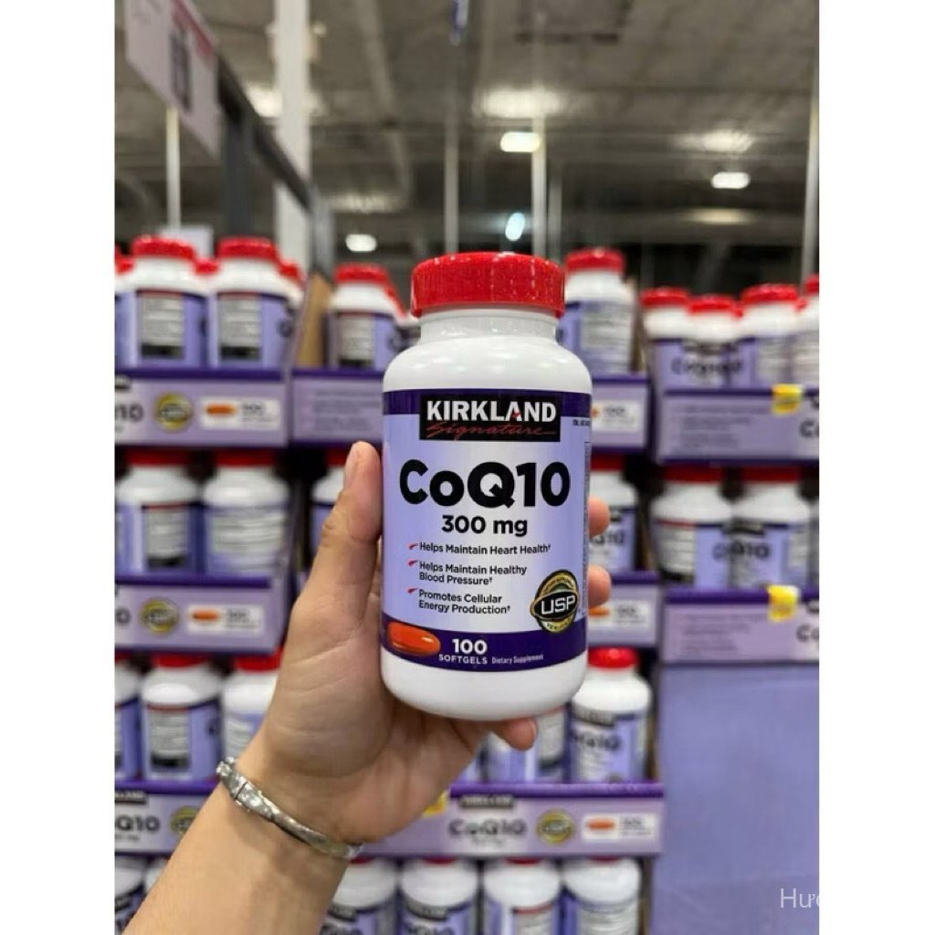 HươngSắc ️ [HSD 06/2027] Viên uống hỗ trợ Tim Mạch Kirkland CoQ10 300mg 100 viên từ Mỹ️