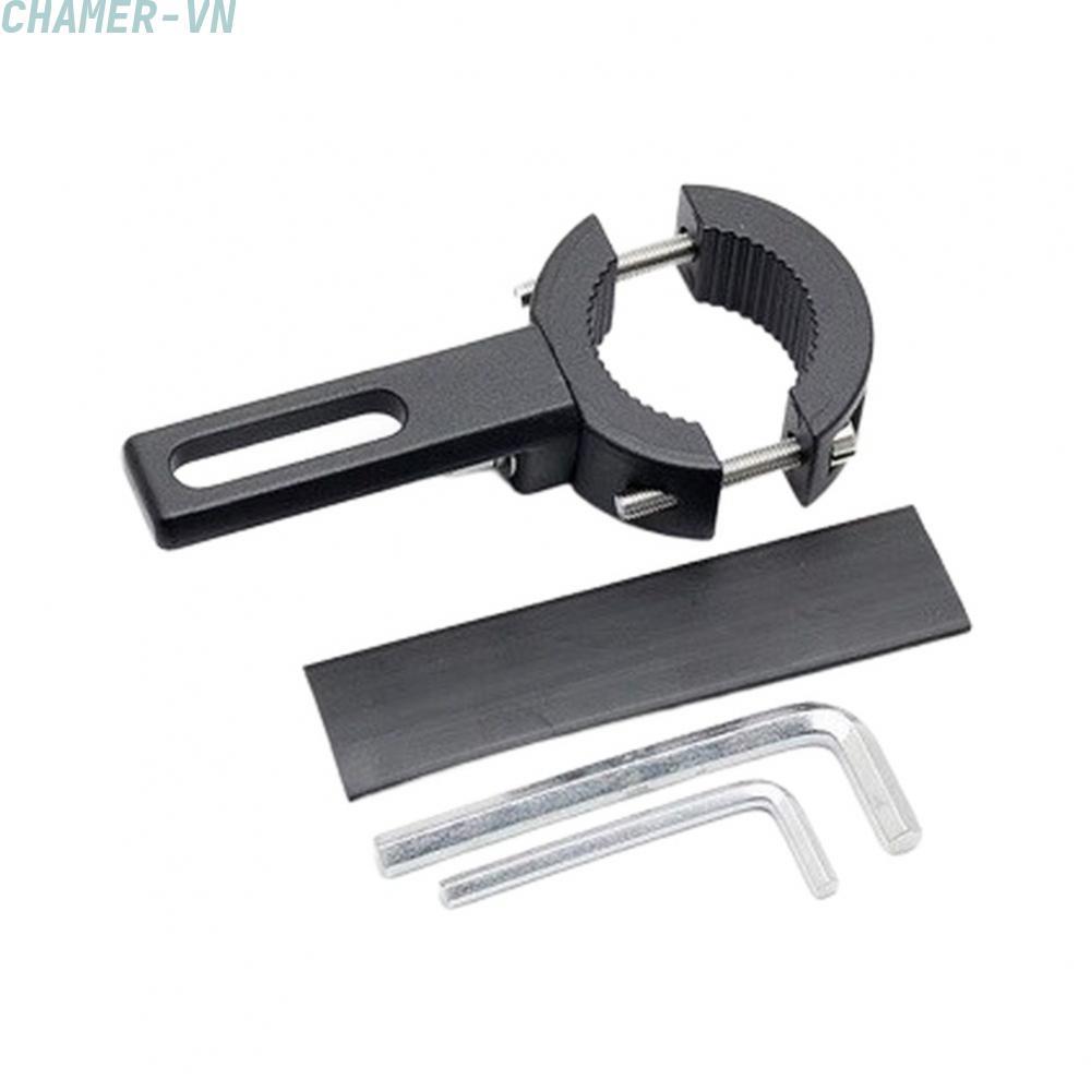 【CHAMER】Aluminum Alloy Bracket Motorcycle LED Light Mount Shock Absorbing Round Pipe Fit【HomeLiving】