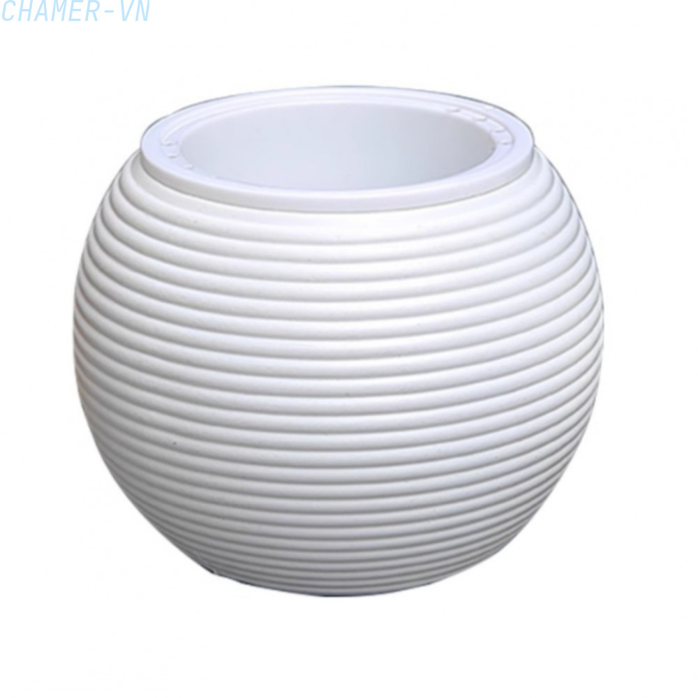 【CHAMER】Flower Pot Sleek Design Drainage System Weather Resistant Elegant Style【HomeLiving】