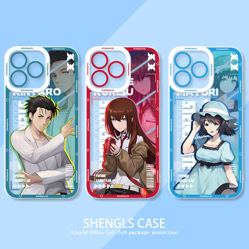 Destiny Gate Apple 16 Vỏ Điện Thoại iphone14promax Thích Hợp Cho 12 Makise Red Liqi xsmax Shiina Mak