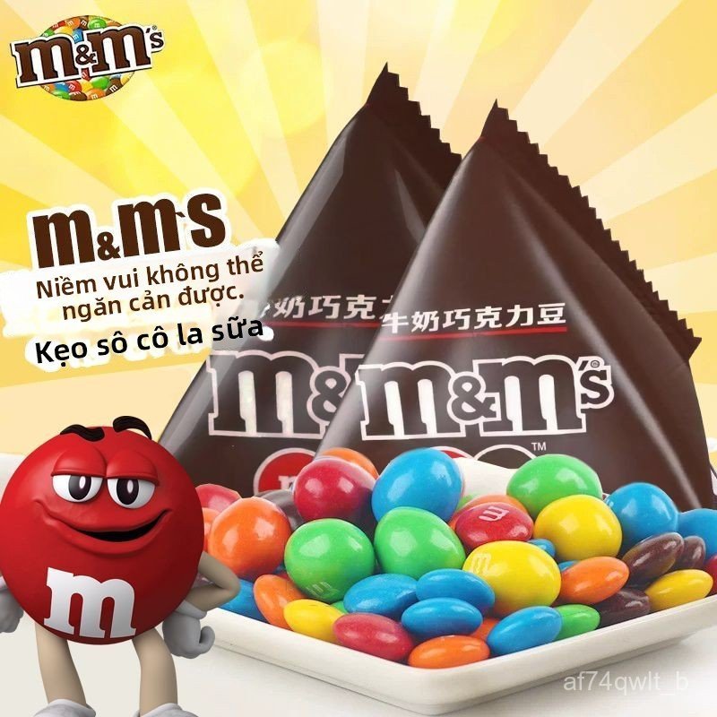 Socola M&M's sữa 20 gói, ăn vặt tiện lợi cho bé, văn phòng, bán chạy