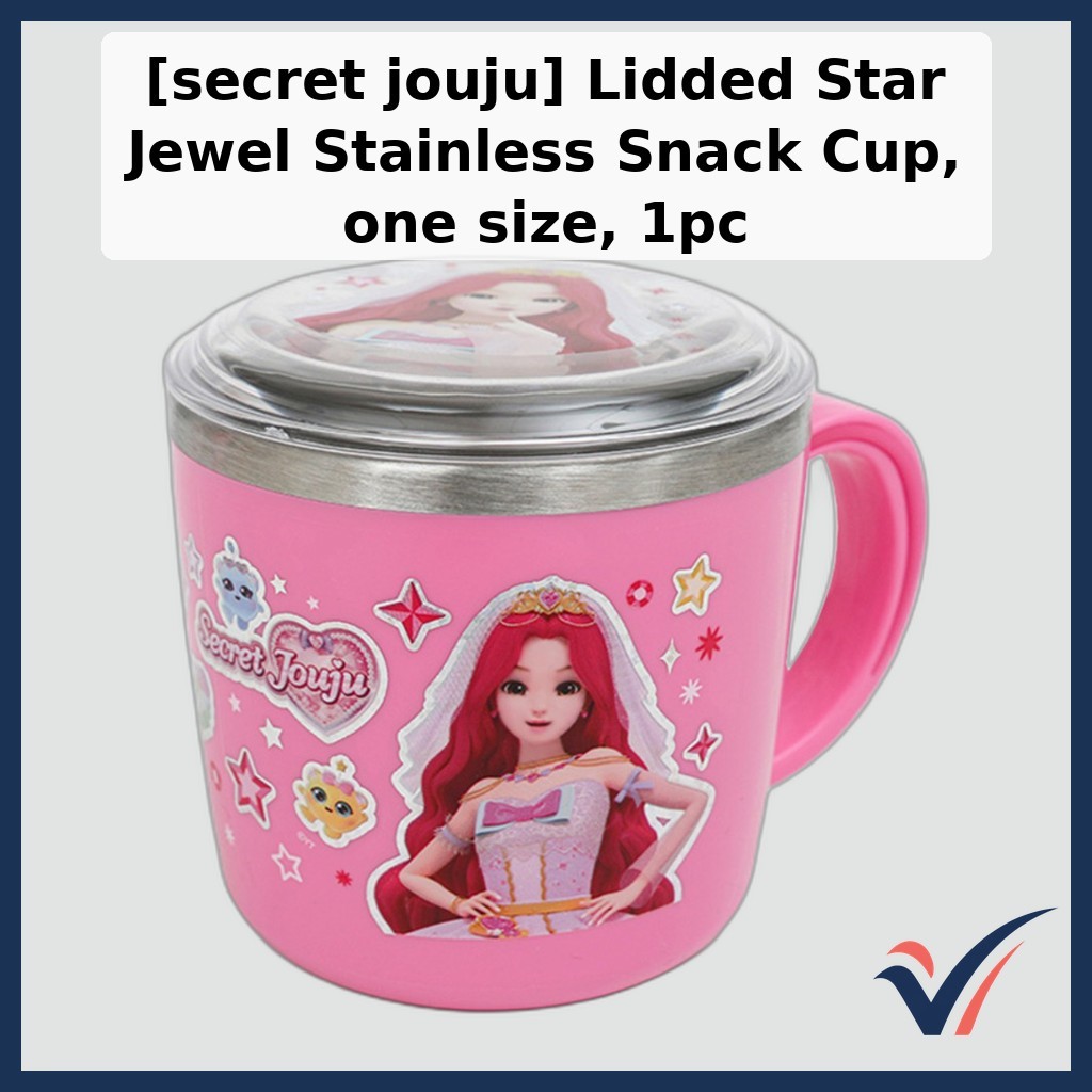[secret jouju] Cốc ăn nhẹ không gỉ Lided Star Jewel, một kích thước, 1 cái / Cốc ăn nhẹ Hàn Quốc / T