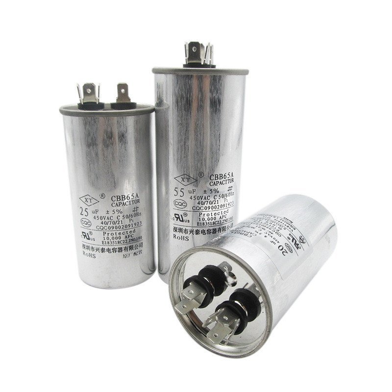 Sản phẩm mới CBB65 Máy điều hòa khởi động Tụ điện 25 / 30 / 35 / 50 / 6070UF Máy nén Tụ điện chống c