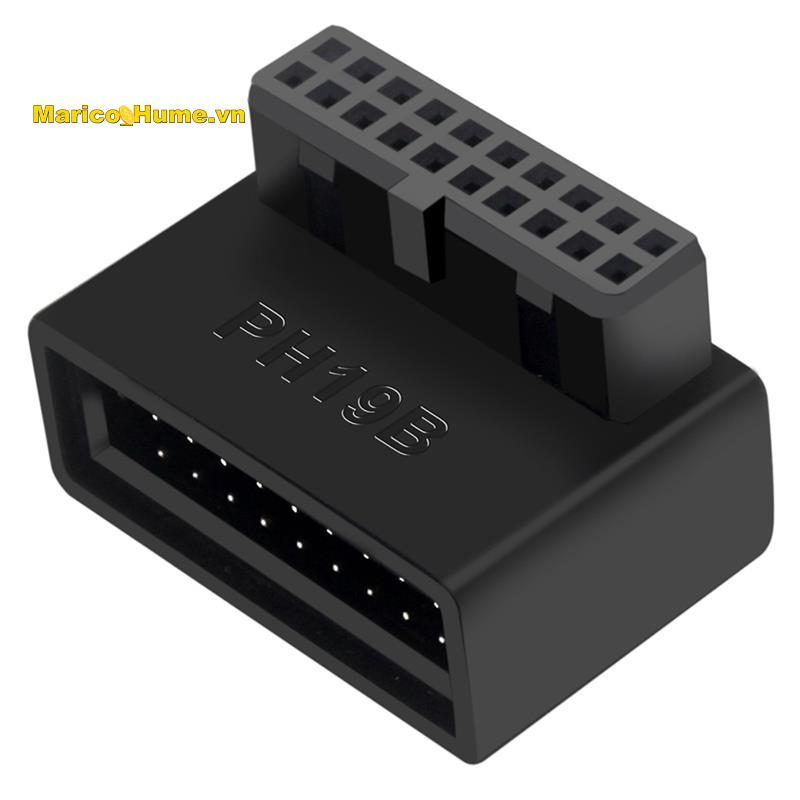 PH19B USB 3.0 Tiêu đề bên trong USB3.0 19 / 20P Ổ cắm Bộ chuyển đổi 90 độ cho bo mạch chủ máy tính